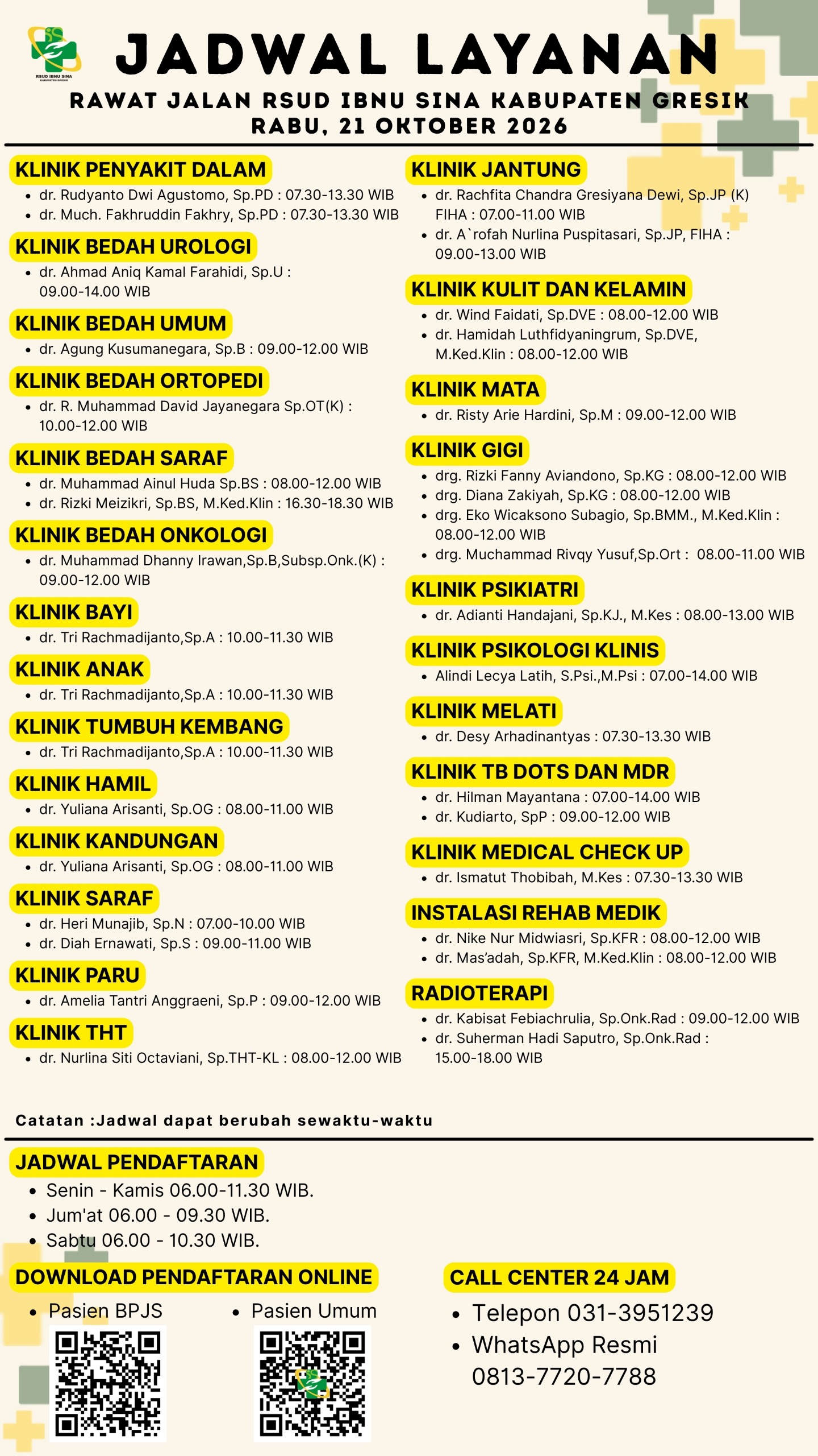 Jadwal Dokter